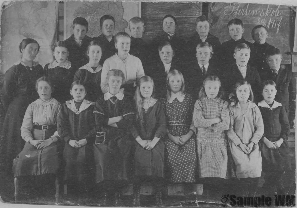 Sterten skole 1917
