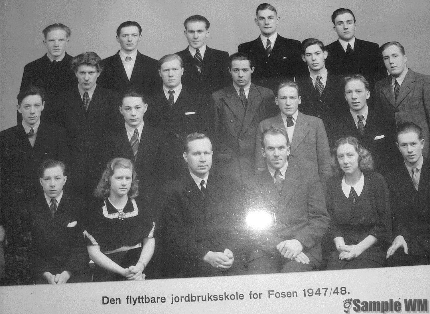 Den flyttbare jordbruksskolen for Fosen 194/48
