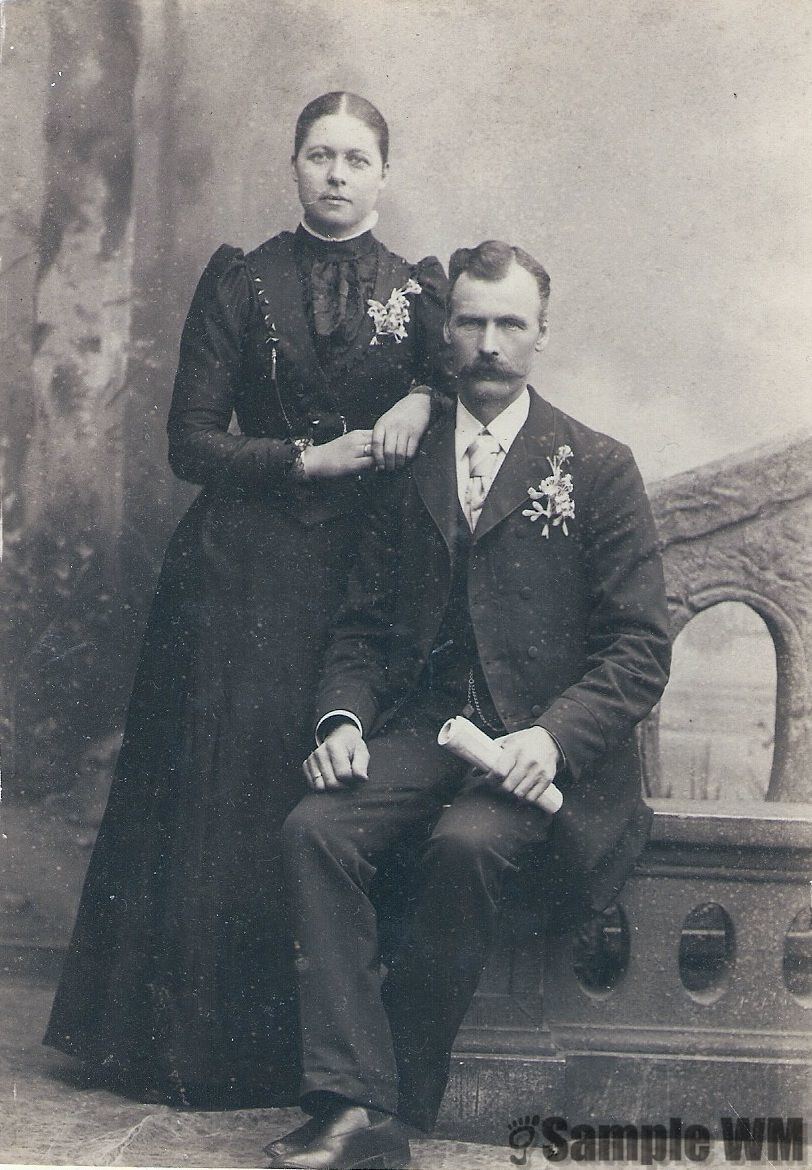 Anton og Elisabeth Hansdatter Sterten f. Meland 1893
