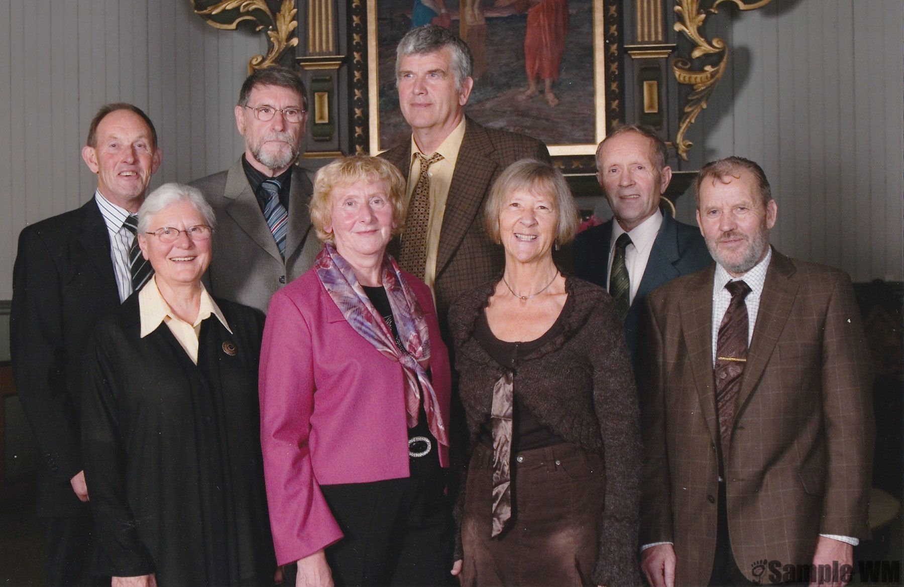 50-årskonfimanter 2007
1. r. fra v.: Torild Bjørnstad, Gudrun Abelvik, Randi Tangvik, Eivind Selbekk. 2. r. fra v.: Arnold Indergård, Harry Størdal, Egil Sterten, Øyvind Husby. 
