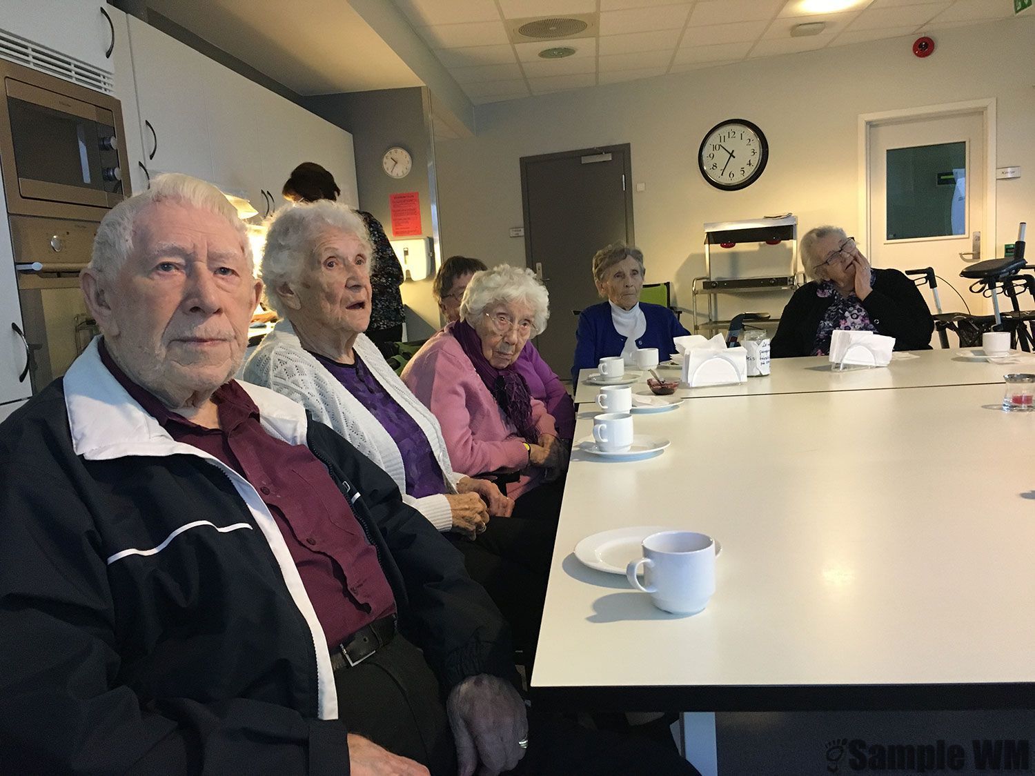 Omsorgsboligan 
Agdenes historielag viser bilder.
Fra venstre: Leksen, Reidun Bjørnstad, Dagrun Meland, Åsta Solem, Kirsten Ølstøren, Johanna Ølstøren. Bak ser vi Astrid Nora Tøndel som steker vafler. Bildet er tatt i 2021.
