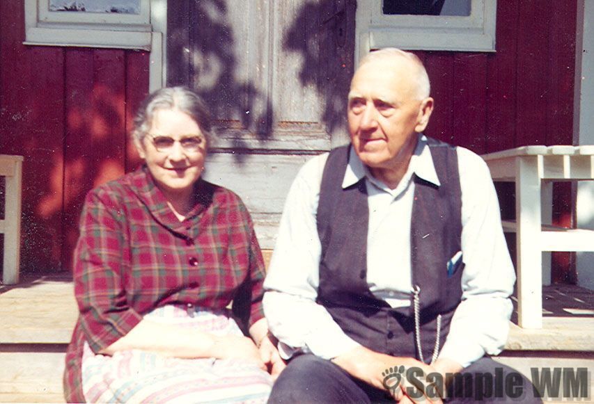 Borghild og Johan Martin Singstad, Auseten
Johan var født på Olastu og var hovedforfatter av Lensvik-boka.
