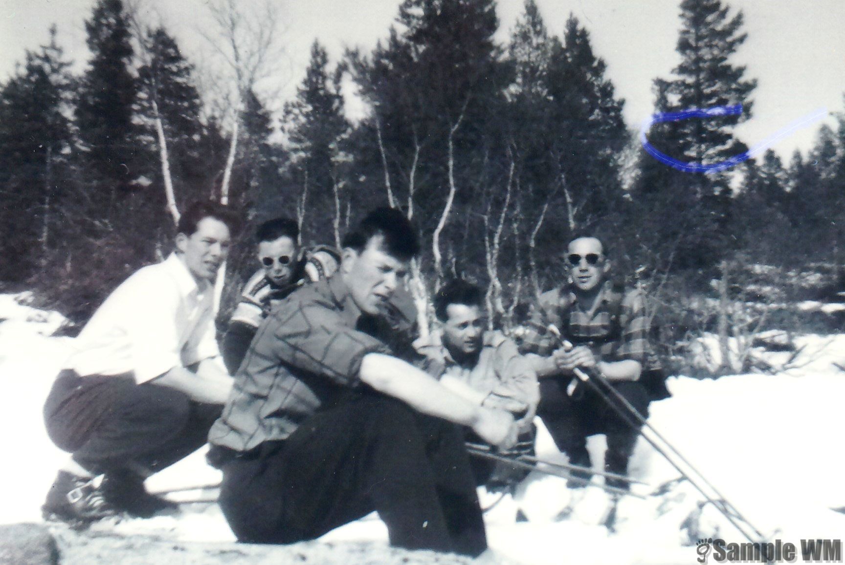 Skigutter
Nils Johan Meland, John Landrø, Bjarne Landrø, Ole Lein, Ludvik Åsmul.
