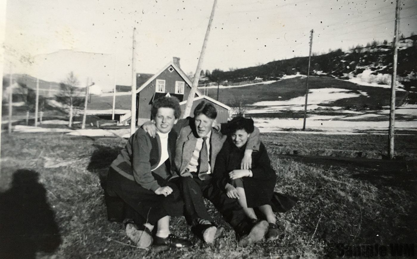 Liss Ysland, Einar Meland, Aud Landrø.
