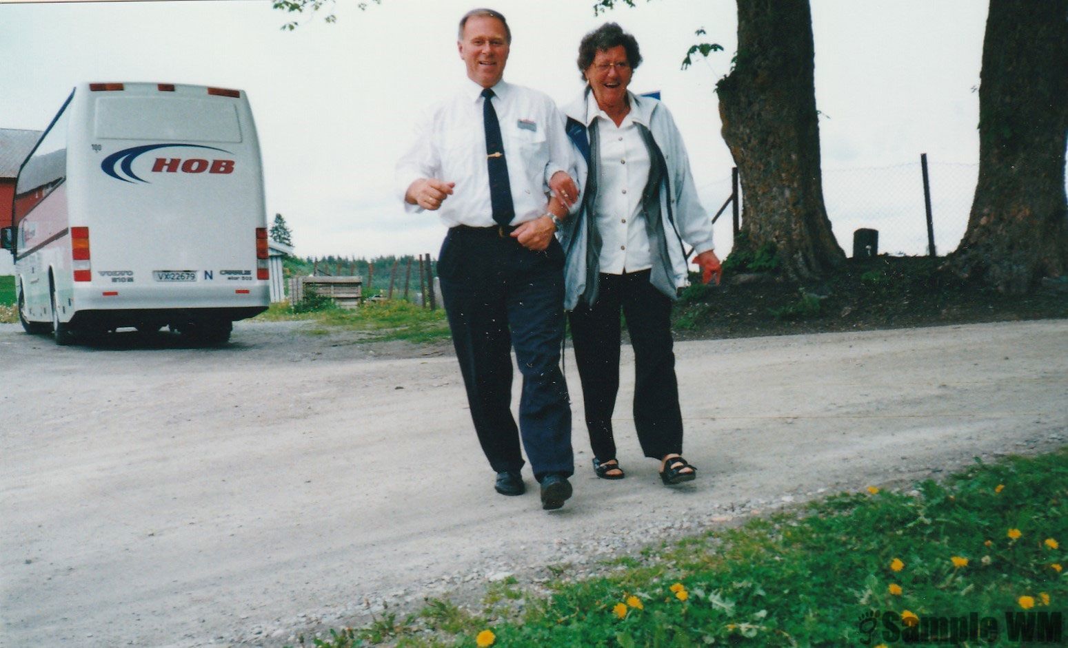 Tur til Inderøya
Sjåfør Olav Stavne og Ragnhild Indergård.
