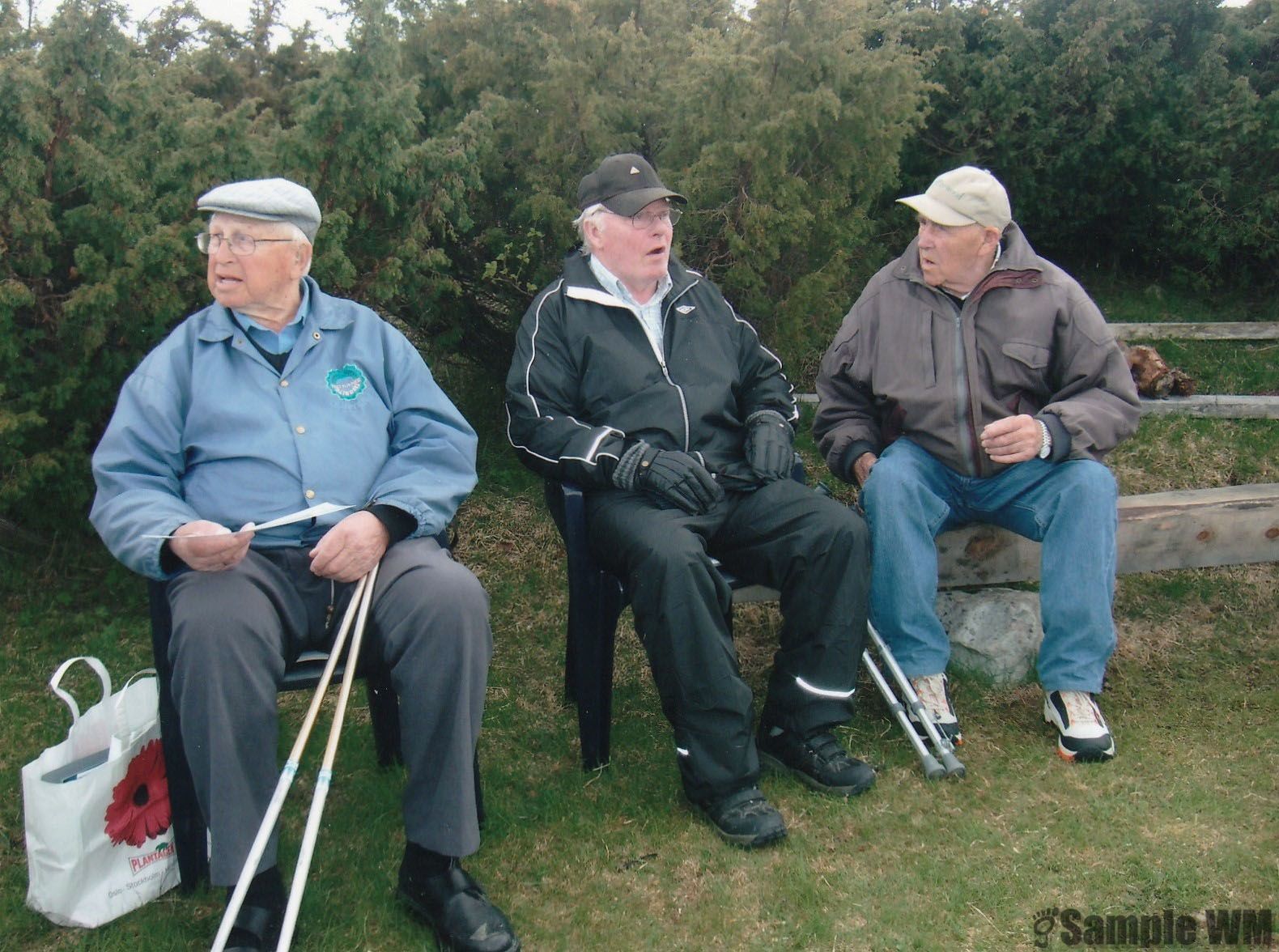 På Fjølåsen: Ole K Tøndel, Ivar Selbekk og Erling E Meland.
